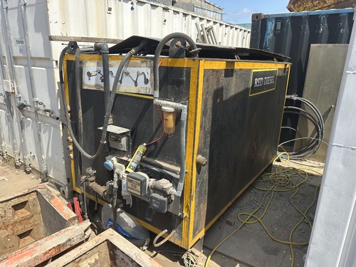 Steel bunded diesel tank - steel,