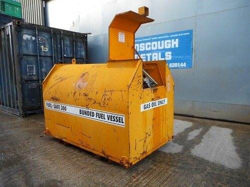 Used fuel safe bunded - safe, steel