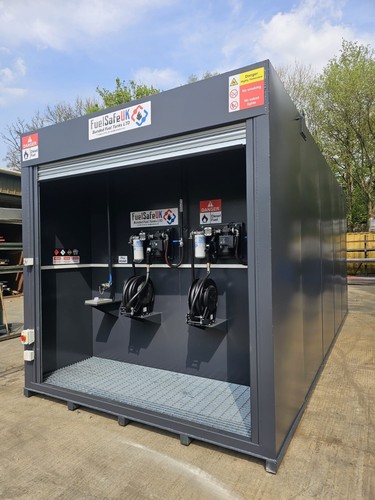 Large steel bunded - bunded, diesel