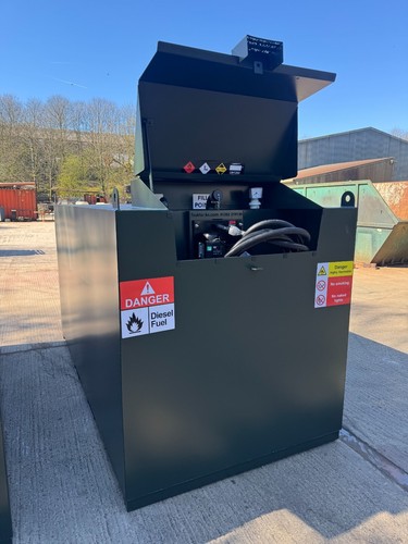 Steel bunded diesel fuel tank - steel,
